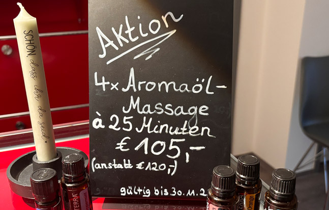 Aromalölmassage – Entspannung für Körper und Geist